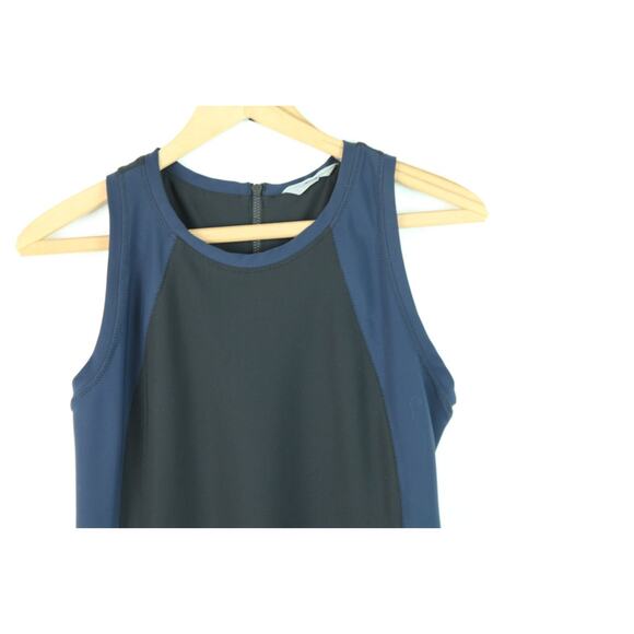 ATHLETA Small Dress Colorblock Minimal Athleisure Capsule Midi Lounge Career - Picture 2 of 10